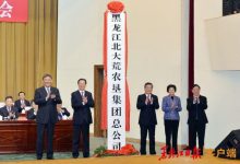 北大荒集团在全省百强企业中位居第二-父辈的旗帜