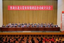 今天,黑龙江北大荒农垦集团总公司挂牌成立!-父辈的旗帜